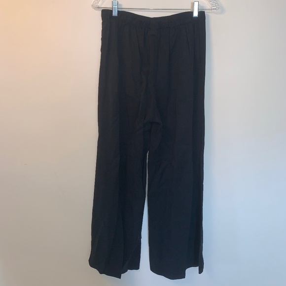 Bryn Walker Wide Leg 100% Tencel Black Pants S - Picture 2 of 10